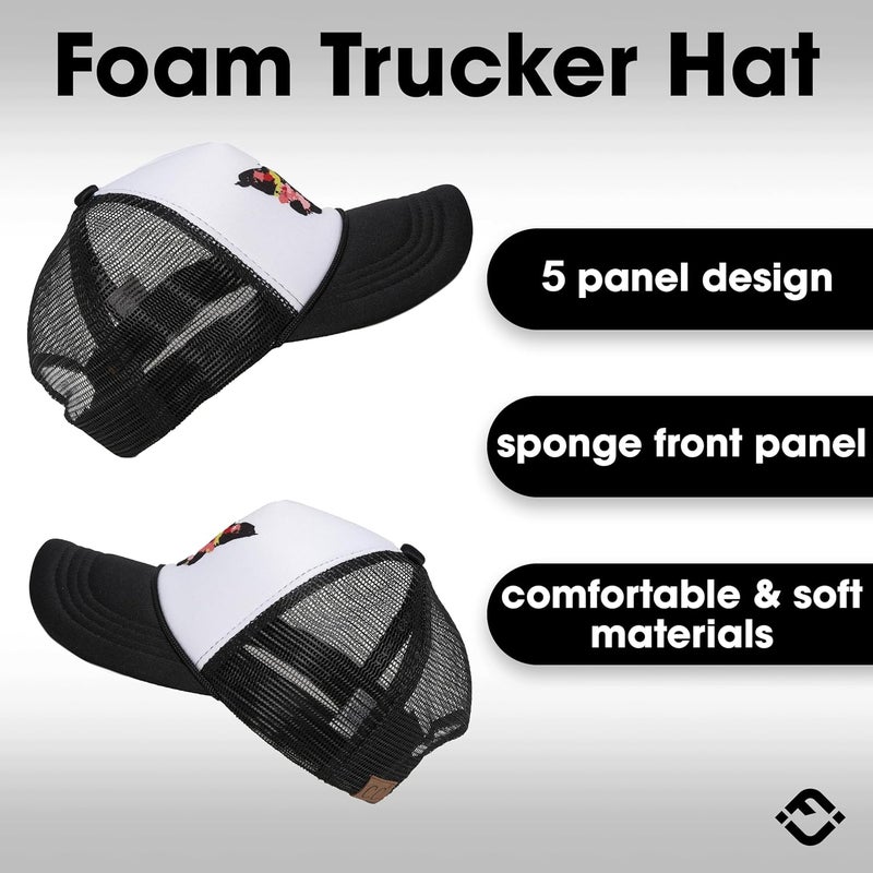 Funky Junque Premium Mesh Snapback Trucker Hat - Stylish Comfort for All - Patriotic, Humor & More - Image 3